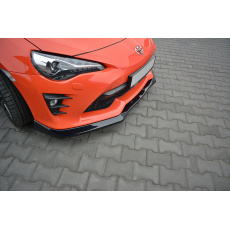 Maxton Design spoiler pod přední nárazník ver.1 pro Toyota GT86 FL, černý lesklý plast ABS