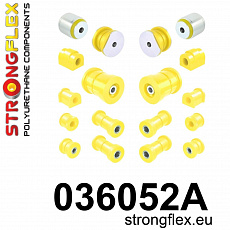 036052A: Strongflex Kompletní sada silentbloků pro zavěšení varianta SPORT 036052A: Strongflex Kompletní sada silentbloků pro zavěšení varianta SPORT