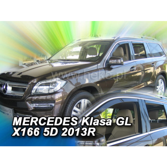 HEKO ofuky oken Mercedes Benz GL X166 5dv (2013-2019) přední + zadní