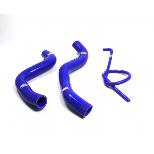Samco Sport 3-dílná sada silikonových hadic pro vedení chladicí kapaliny pro Mitsubishi Lancer EVO 9 2005 - 2007 CT9A, barva: modrá