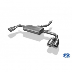 Fox Sportauspuff koncový tlumič výfuku s koncovkou 2x90 Typ 17 na obou stranách pro BMW X3 F25 2010- s motorem 1.6, 2.0, 2.0 D, 3.0, 3.0 d