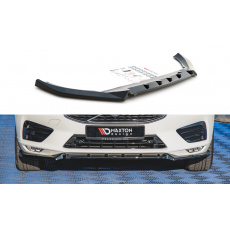 Maxton Design spoiler pod přední nárazník ver.2 pro Volvo XC60 Mk 2, černý lesklý plast ABS Maxton Design spoiler pod přední nárazník ver.2 pro Volvo XC60 Mk 2, černý lesklý plast ABS