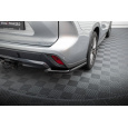 Maxton Design boční difuzory pod zadní nárazník pro Toyota Highlander Mk4, černý lesklý plast ABS