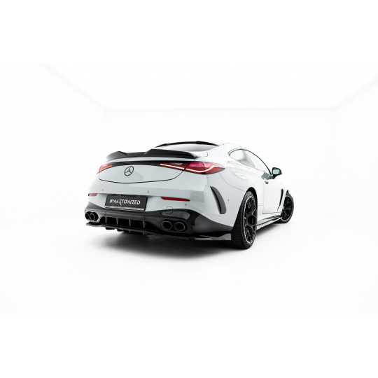 Maxton Design spoiler pod zadní nárazník s žebrováním pro Mercedes CLE C236 53 AMG Aero, černý lesklý plast ABS Maxton Design spoiler pod zadní nárazník s žebrováním pro Mercedes CLE C236 53 AMG Aero, černý lesklý plast ABS