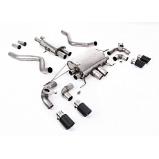 Milltek Sport výfukový systém OPF/GPF Back s rezonátorem s klapkami pro Land rover Defender 90 5.0 V8 525PS (s OPF/GPF a bez OPF/GPF) 2021-2024, Quad JET-90 karbonové koncovky Milltek Sport výfukový systém OPF/GPF Back s rezonátorem s klapkami pro Land rover Defender 90 5.0 V8 525PS (s OPF/GPF a bez OPF/GPF) 2021-2024, Quad JET-90 karbonové koncovky