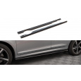 Maxton Design difuzory pod boční prahy pro Volvo XC60 Mk1 Facelift R-Design, carbon-Look