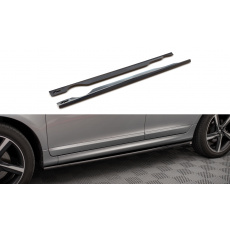 Maxton Design difuzory pod boční prahy pro Volvo XC60 Mk1 Facelift R-Design, Carbon-Look Maxton Design difuzory pod boční prahy pro Volvo XC60 Mk1 Facelift R-Design, Carbon-Look