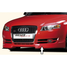Rieger spoiler pod přední nárazník pro Audi A4 8E, 8H avant, kabriolet, sedan po faceliftu, r.v. 01/06-, 11/04-, plast ABS bez povrchové úpravy Rieger spoiler pod přední nárazník pro Audi A4 8E, 8H avant, kabriolet, sedan po faceliftu, r.v. 01/06-, 11/04-, plast ABS bez povrchové úpravy