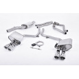 Milltek sport ValveSonic výfukový systém cat-back Electronic Valved System pro Audi S5 3.0 TFSI B8.5 Coupe/Cabriolet 2011-2016, typ koncovek: GT-100 leštěné