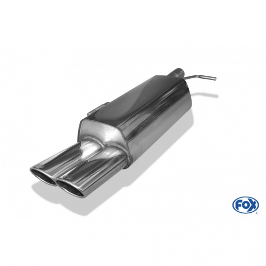 Fox Sportauspuff koncový tlumič výfuku s koncovkou 2x106x71 Typ 32 pro Citroen C4 2007- s motorem 1.4, 1.6 Fox Sportauspuff koncový tlumič výfuku s koncovkou 2x106x71 Typ 32 pro Citroen C4 2007- s motorem 1.4, 1.6