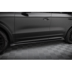 Maxton Design difuzory pod boční prahy pro Porsche Cayenne Mk3 Sport Design, černý lesklý plast ABS Maxton Design difuzory pod boční prahy pro Porsche Cayenne Mk3 Sport Design, černý lesklý plast ABS