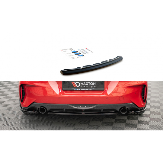 Maxton Design středový spoiler pod zadní nárazník pro BMW Z4 G29 /M-Pack, černý lesklý plast ABS