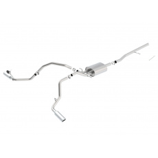 Borla Cat-Back výfukový systém "S-Type" s koncovkami z boku pro GMC Sierra 1500 5,3l EC/SB 78,7", CC/SHB 69,3", WB 143,5", r.v. od 14-18, typ koncovek: chromové