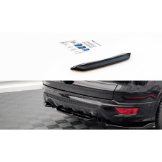 Maxton Design středový spoiler pod zadní nárazník pro Ford Escape MK3 ST-Line, černý lesklý plast ABS