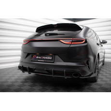 Maxton Design "Street Pro" difuzor zadního nárazníku pro Kia Proceed Mk1 Facelift GT, plast ABS bez povrchové úpravy, s černou a červenou linkou Maxton Design "Street Pro" difuzor zadního nárazníku pro Kia Proceed Mk1 Facelift GT, plast ABS bez povrchové úpravy, s černou a červenou linkou
