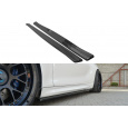 Maxton Design difuzory pod boční prahy pro BMW M2 F87, černý lesklý plast ABS