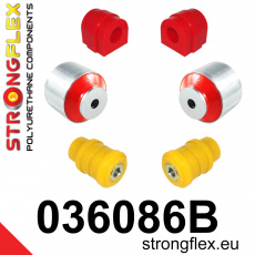 036086B: Strongflex Sada silentbloků předního zavěšení 036086B: Strongflex Sada silentbloků předního zavěšení