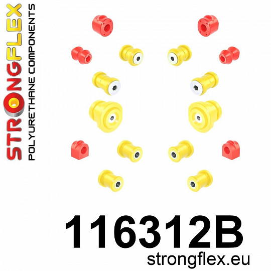 116312B: Full suspension bush kit 116312B: Full suspension bush kit