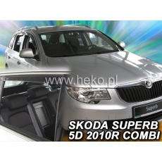 HEKO ofuky oken Škoda Superb II Combi (2008-2015) přední + zadní
