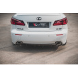 Maxton Design vložka zadního nárazníku pro Lexus IS F Mk2 2007-2013, černý lesklý plast ABS