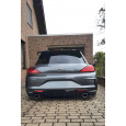 Maxton Design vložka zadního nárazníku pro Volkswagen Scirocco R Mk3 Facelift, černý lesklý plast ABS
