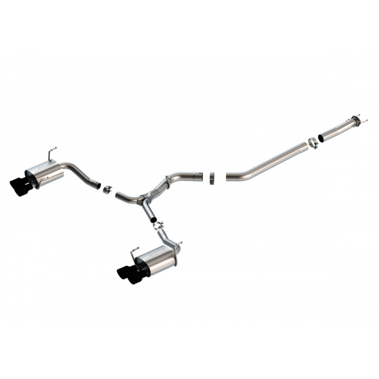 Borla Cat-Back výfukový systém S-Type pro Subaru Impreza WRX/WRX STI Sedan 2,0l/2,5l Turbo 4-válec AWD 4-dvéř. r.v. od 15-20, typ koncovek: černé