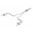 Borla Cat-Back výfukový systém "Touring" pro Ford Mustang GT/GT Convertible 5,0l RWD, 2-dvéř., r.v. od 15-17, typ koncovek: chromové