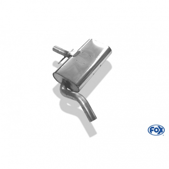 Fox Sportauspuff středový tlumič výfuku pro Volkswagen Golf III s motorem 2.0, GTI 16V 2.8, VR6