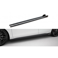 Maxton Design difuzory pod boční prahy s křidélky ver.2 pro Volkswagen Golf GTI Mk8, černý lesklý plast ABS Maxton Design difuzory pod boční prahy s křidélky ver.2 pro Volkswagen Golf GTI Mk8, černý lesklý plast ABS