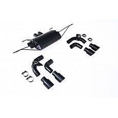 Milltek Sport vylepšená sada pro zadní tlumič výfuku, výfukové potrubí s klapkou a vnitřní výfukové potrubí v černém provedení pro Land rover Defender 90 5.0 V8 525PS (s OPF/GPF a bez OPF/GPF) 2021-2024 Milltek Sport vylepšená sada pro zadní tlumič výfuku, výfukové potrubí s klapkou a vnitřní výfukové potrubí v černém provedení pro Land rover Defender 90 5.0 V8 525PS (s OPF/GPF a bez OPF/GPF) 2021-2024