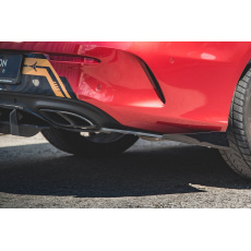 Maxton Design "Racing durability" difuzory pod zad. nárazník s křidélky pro Mercedes třída C W205/C43 AMG Coupe, plast ABS bez povrchové úpravy