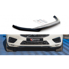 Maxton Design spoiler pod přední nárazník pro Volvo XC60 Mk 2, černý lesklý plast ABS Maxton Design spoiler pod přední nárazník pro Volvo XC60 Mk 2, černý lesklý plast ABS