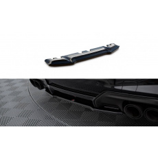 Maxton Design středový spoiler pod zadní nárazník pro BMW M8 Gran Coupe/F93, černý lesklý plast ABS