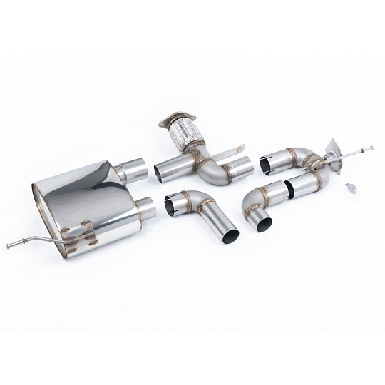 Milltek Sport výfukový systém cat-back zachovává původní klapku výfuku pro Renault / Alpine A110S 1.8TCe 2018-2024, využívá originálních koncovek