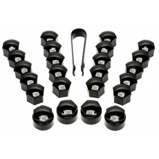 TA Technix sada krytů šroubů, černá lesklá, 17mm TA Technix sada krytů šroubů, černá lesklá, 17mm