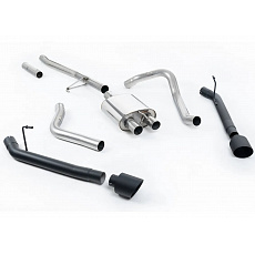 Milltek Sport výfukový systém cat-back Rear Exit (snižuje světlou výšku v zadní části vozidla) pro Jeep Gladiator (JT) 3.6 V6 2020-2024, GT-115 černé koncovky Milltek Sport výfukový systém cat-back Rear Exit (snižuje světlou výšku v zadní části vozidla) pro Jeep Gladiator (JT) 3.6 V6 2020-2024, GT-115 černé koncovky