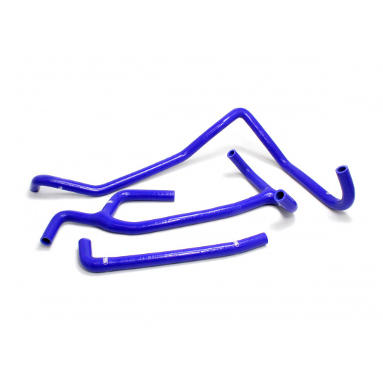 Samco Sport 3-dílná sada silikonových hadic pro vedení k chargecooleru pro Ford Mustang Shelby GT-500 2013 - on "5.8l V8 Supercharged bez ""Factory Track Pack""", barva: modrá