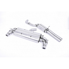 Milltek sport ValveSonic výfukový systém cat-back s rezonátorem pro Audi RS3 Sedan 400PS (8V MQB) - bez OPF/GPF 2017-2024, typ koncovek: oválné titanové modré