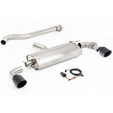 Milltek Sport výfukový systém OPF/GPF-Back s průchozí náhradou středového tlumiče a zadním tlumičem s klapkami pro Toyota Yaris Gen2 GR/GR Circuit Pack 1.6T (s OPF/GPF) 2024-, typ koncovek: GT-115 černé Milltek Sport výfukový systém OPF/GPF-Back s průchozí náhradou středového tlumiče a zadním tlumičem s klapkami pro Toyota Yaris Gen2 GR/GR Circuit Pack 1.6T (s OPF/GPF) 2024-, typ koncovek: GT-115 černé