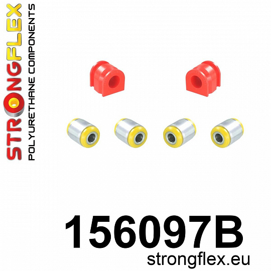 156097B: Strongflex Sada silentbloků předního zavěšení