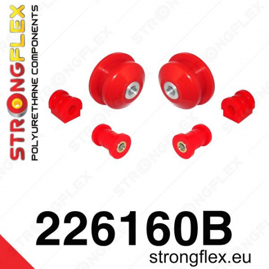 Strongflex sportovní silentblok Seat Ibiza 6J, sada pro přední nápravu