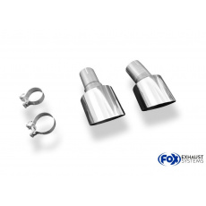 Fox Sportauspuff koncovka výfuku 1×130 mm typ 14 na obou stranách pro Hyundai i30 N Fastback Facelift Fox Sportauspuff koncovka výfuku 1×130 mm typ 14 na obou stranách pro Hyundai i30 N Fastback Facelift