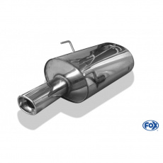 Fox Sportauspuff koncový tlumič výfuku s koncovkou 93x79 Typ 71 pro Peugeot 406 s motorem 3.0 24V, 3.0 V6