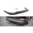Maxton Design středový spoiler pod zadní nárazník s žebrováním pro Škoda Enyaq iV Mk1, carbon-Look
