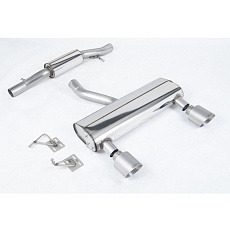 Milltek Sport výfukový systém cat-back s rezonátorem (tišší) pro Audi TT 3.2 V6 quattro Coupe/Roadster 2003-2006, typ koncovek: GT-115 broušené titanové