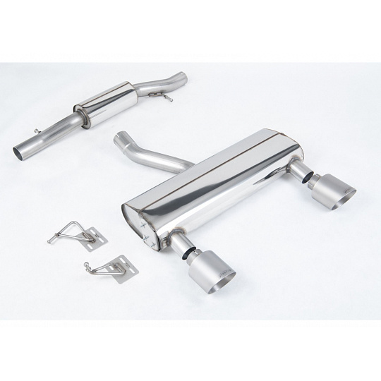 Milltek Sport výfukový systém cat-back s rezonátorem (tišší) pro Audi TT 3.2 V6 quattro Coupe/Roadster 2003-2006, typ koncovek: GT-115 broušené titanové Milltek Sport výfukový systém cat-back s rezonátorem (tišší) pro Audi TT 3.2 V6 quattro Coupe/Roadster 2003-2006, typ koncovek: GT-115 broušené titanové