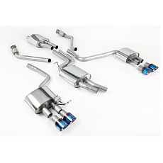Milltek Sport výfukový systém cat-back pro Audi SQ5 3.0 TFSI kompresor 2013-2016, typ koncovek: GT-100 titanově modré