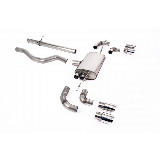 Milltek Sport výfukový systém OPF/GPF Back bez rezonátoru (hlasitější) pro Land rover Defender 110 2.0 I4 P300/P400e (s OPF/GPF a bez OPF/GPF) 2020-2024, GT-90 leštěné koncovky Milltek Sport výfukový systém OPF/GPF Back bez rezonátoru (hlasitější) pro Land rover Defender 110 2.0 I4 P300/P400e (s OPF/GPF a bez OPF/GPF) 2020-2024, GT-90 leštěné koncovky