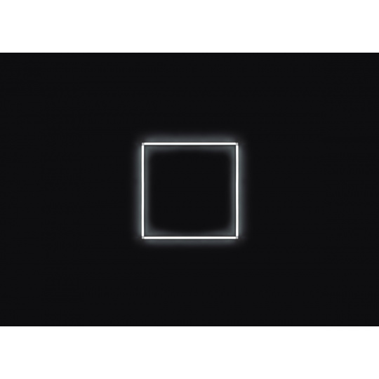 Kompletní LED čtyřhranné svítidlo bílé 4500 K, rozměr: 1 element 117 x 117 cm