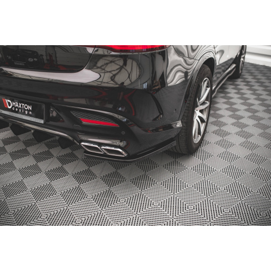 Maxton Design boční difuzory pod zadní nárazník ver.2 pro Mercedes GLE Coupe C292, černý lesklý plast ABS, Coupe 63 AMG